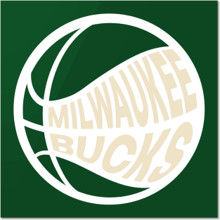 Milwaukee Bucks basketball logo Posters and Art